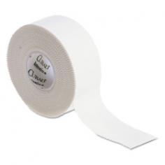 Waterproof and oil-resistant tape is ideal for general outpatient use due to its ability to adhere even when wound is wet. Cloth backing provides comfort while the polyethylene coating adds a layer of protection. Made of latex-free materials. Ideal for general taping needs and outpatient use. Bandage wraps and protects dressings. Waterproof oil-resistant tape holds securely. Cotton cloth backing with polyethylene coating. Latex-free.