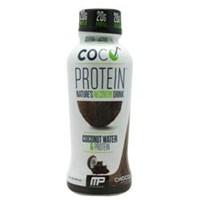 Coco protein chocolate gluten & lactose free. 20g protein. Nature's recovery drink. Coconut water & protein. Lean muscle. Hydration. Recovery. Coco protein is the first sports drink that gives you both protein and coconut water in one convenient drink created for every type of fitness enthusiast lifestyle. Whether you are running lifting hiking on the beach or on the road each serving provides important electrolytes minerals and 20g of protein to build lean muscle increase your endurance fuel recovery and stay hydrated. Serving size - 12 fl oz Servings per container - 1 Extended size details - 12 - 12 fl oz bottles Warning Contains milk tree nuts (coconut). Flavor Chocolate Ingredients Water Milk Proteins Coconut Water Concentrate Alkalized Cocoa Powder Natural Flavors Sunflower Lecithin Gum Blend (gellan Xanthan Gums) Sodium Pyrophosphate Reb A (natural Stevia Leaf Sweetener).