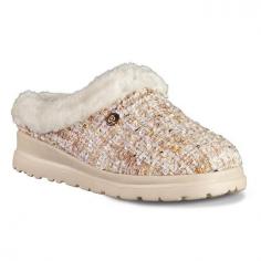 Combine style and comfort with these charming women's Skechers BOBS cherish - pomp and circumstance slip-on shoes. SHOE FEATURES Comfort clog slipper Soft woven boucle tweed fabric Low back Memory foam footbed SHOE CONSTRUCTION Tweed, fabric upper Faux-fur lining Rubber outsole SHOE DETAILS Round toe Slip-on Lightly padded footbed Promotional offers available online at Kohls.com may vary from those offered in Kohl's stores. Size: 6.5. Color: White. Gender: Female. Age Group: Kids. Pattern: Solid. Material: Tweed/Foam/Woven.