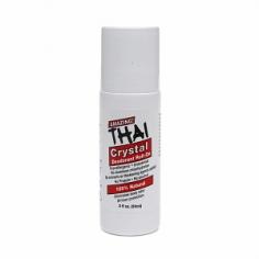 Thai Deodorant Stone - Thai Crystal Mist Pump Deodorant - 3 oz. Thai Deodorant Stone Thai Crystal Mist Pump Deodorant was created by Deodorant Stones and as formulated the first liquid deodorant spray, Thai Deodorant Stone Crystal Mist Deodorant Pump is made from natural mineral salts. These salts kill odor causing bacteria, eliminating the embarrassment of body odor. They know that you will love their 100% pure and natural deodorant spray. Thai Deodorant Stone Crystal Deodorant Mist is a natural odor controlling product for people who care about their bodies and the environment! Use this spray as an all over body spray or as a foot spray to eliminate odor. Thai Deodorant Stone Crystal Deodorant Mist Pump is: Ozone friendly Unscented Non-staining Paraben-free Natural protection Alcohol-free NOT tested on animals Made only from mineral salts and purified water Thai Deodorant Stone by Deodorant Stones of America is a natural crystal deodorant in a convenient stone spray formula. The demand for better health and a cleaner environment has forced all of us to find effective alternatives. Thai Deodorant Stone's pure and natural deodorants are the solution to eliminating Aluminum Chlorohydrates and other chemicals from personal hygiene products used daily. Comes in an easy applicator non-aerosol pump. About Deodorant Stones, LLC Deodorant Stones, LLC has been manufacturing and marketing its own line of health products for over sixteen years. Their extensive line includes various Aluminum-Free Crystal Deodorant Stones, Non-Aerosol Spray Mists, Chemical Free Roll-Ons, Push-Ups and Stick Deodorants as well as Talc-Free Powders. Deodorant Stones, LLC also markets the Ayate, natural handmade, mildew resistant wash cloths. Grown in Mexico, these are 100% natural. Their Brand Names include Thai Crystal, Pure & Natural, Crystal Orchid, Nature's Crystal, Nature's Pearl, Fresh Foot and Crystalux.