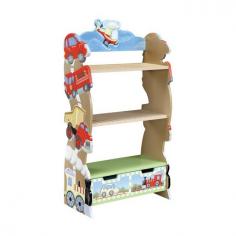 A great addition to any kids room. Reading is important for kids so why not organise your kids books in style with this transport bookcase by Teamson. This book case also includes a drawer at the bottom for storage of odds and ends. Dimensions: L: 56. 2cm x H: 104. 2cm x W: 28cm About Teamson: US based designers and manufacturers of Nursery Furniture and Toys, Teamson, have a large range of colourful furniture for your baby or toddler. The furniture ranges include the Alphabet, Sunny Safari, Magic Garden and Crackle Finished collections. All of Teamson's creations for children are painted by hand by their talented artists, so no two are exactly alike. Teamson nursery furniture offers tables, chairs, toy boxes, bookshelves, potty chairs and lots of other good things for the nursery. The toys include the very nice collection of children's play castles.