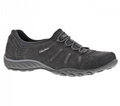 Look like a million bucks and feel even better wearing these women's Skechers shoes. SHOE FEATURES Bungee laces Stitching and overlay accents Memory foam cushioned comfort insole SHOE FEATURES Suede, mesh upper Fabric lining Rubber midsole and outsole SHOE DETAILS Round toe Bungee closure Memory foam insole Size: 8. Color: Grey. Gender: Female. Age Group: Kids. Pattern: Solid. Material: Rubber/Foam/Suede.