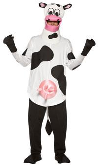 LW Cow CostumeProduct Features Size: Adult one size LW Cow Costume Shirt With Attached Hooves Head Piece Shoe CoversAbout: Rasta ImpostaRasta Imposta's products are the most original in the industry. From sculptural foam Adult Humor creations to colorful cutting edge designs for Kids, Men and Women, Rasta Imposta is the Go-To company for cost