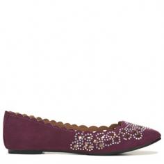 Keep it cute and casual in the Chaarmm Embellished Flat from Madden Girl. Fabric upper in a casual flat style with a round toe Slip-on entry Floral pattern embellishment Unique vamp edging Smooth lining cushioning insole Traction outsole