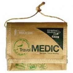 The Adventure Medical Travel Medic Medical Kit is sized to fit in your carry-on bag so you always have basic first aid supplies with you. Contains blister supplies to keep you on your feet, medications to treat stomach upset, pain, and fever, and bandages to treat minor injuries. Packed in a durable, reusable, and lightweight pouch - this is your take-it-everywhere kit. Features: -Care for Cuts and Scrapes: Antiseptic wipes, ointment, and bandages take the sting out of everyday injuries -First Aid for Anywhere: Compact size fits in a carry-on, backpack and purse -Manage Pain and Illnesses: A wide array of medications to treat pain, inflammation and common allergies -Stay Healthy At Home or Abroad: A wide array of medications to treat stomach ailments - the most common travel ailment -Stop Blisters Before they Start: Die-cut Moleskin and GlacierGel hydrogel bandages to protect against the hiker's #1 injury Supply List: Bandage Materials: -4 Bandage, Adhesive, Fabric, 1" x 3" -1 Bandage, Adhesive, Fabric, Knuckle -2 Bandage, Butterfly Closure Blister/Burn: -1 GlacierGel (Large Oval) -11 Moleskin, Pre-Cut & Shaped (11 pieces) -Instrument: -2 Safety Pins Medication: -2 Acetaminophen (500 mg), Pkg./2 -2 Antacid, Pkg./2 -2 Antihistamine (Diphenhydramine 25 mg) -2 Diamode (Loperamide HCI 2 mg), Pkg./1 -2 Diotame (Bismuth Subsalicylate), Pkg./2 -2 Ibuprofen (200 mg), Pkg./2 Other: -2 Wash-Up Towelette Wound Care: -3 After Cuts & Scrapes Antiseptic Wipe -3 Alcohol Swab -1 Triple Antibiotic Ointment, Single Use Specs: -Size: 5" x 4.5" x .75" -Weight: 3.2 oz. -Group Size: 1 Person -Trip Duration: Multiple Days