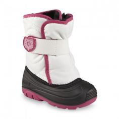 The Snowbug3 is made to keep her little feet warm and dry all winter long. Weatherproof quilted nylon upper. Fixed faux fur lining is soft and adds warmth. Extra wide gaiter and elastic hook-and-loop strap make it easy to get this boot on and off. Lightweight and waterproof synthetic rubber shell. SNOWPAW Synthetic Rubber (HE) outsole provides excellent traction in snowy conditions. Temperature rating: -10&#186;F/-23&#186;CMade in Canada. Measurements: Heel Height: 3 4 inWeight: 8 ozShaft: 6 1 2 inPlatform Height: 1 2 inProduct measurements were taken using size 9 Toddler, width M. Please note that measurements may vary by size.