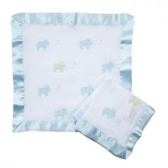These boys' aden + anais security blankets feature a soft cotton muslin construction and a hippo pattern for a cute look that keeps baby cozy. In white/blue. Product Features: Satin edges offer oh-so-soft comfort. Product Details: 2-pack Cotton Machine wash Imported Promotional offers available online at Kohls.com may vary from those offered in Kohl's stores. Size: One Size. Color: Pink. Gender: Male. Age Group: Infant. Pattern: Animals. Material: Muslin/Satin/Cotton.