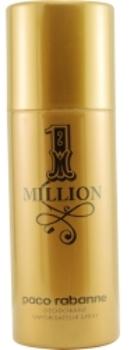 Paco Rabanne 1 Million Deodorant Spray for Men is a fresh and sensual fragrance. It can be used by men at all ages, but the biggest group of buyers are men from 13 to 50 years. otes1 Million from Paco Rabanne includes notes of sparkling grapefruit, red orange, mint, rose, cinnamon, spices, blond leather, blond wood, patchouli and amber. Paco RabannePaco Rabanne is a French fashion house founded in 1966.Francisco "Paco" Rabaneda Cuervo, was Spanish-born fashion designer and more widely known as Paco Rabanne, fled Spain with his family during the Spanish Civil War. Growing up in Paris, he is an architect by training, but he started his fashion career designing jewelry for other houses before trying his hand at clothing design. He quickly became known for his eclectic fashions featuring unconventional materials such as metal and paper.