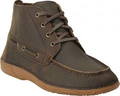 Encourage your budding explorer in the Ariat Holbrook boot, a style built for everyday adventure. This kids' chukka boot has a premium, distressed-look leather upper that is perfect for the kid who loves their footwear broken in. Moc-toe stitching and a wraparound, woven lace accent lends traditional flair. The Ariat Holbrook ankle boot is equipped with 4LR technology for rebound and support; the removable Booster Bed provides wiggle room to accommodate growing feet. The Ariat Holbrook ankle boot has a flexible rubber outsole to keep every expedition on track.