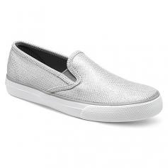 She will shine with the Girls' Sperry Seaside slip-on loafer.