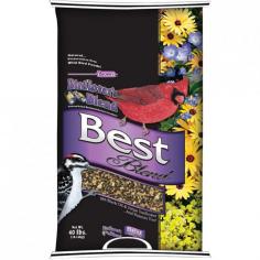 Best Blend is formulated with over 28% black oil- and striped sunflower seedsthe ingredients songbirds of all sizes and varieties prefer! Plus weve added aroma-filled shelled peanuts, a delicacy songbirds enjoy, and natural white proso millet and gourmet cracked cor. These are excellent sources of complex carbohydrates that provide the energy needed to deal with harsh outdoor conditions. This blend is filler-free and includes the three ingredients songbirds love to eat!