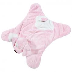 Gund Spunky Comfy Cozy blanket is an adorable puppy perfect for tots. Kids can lie on this comfortable blanket or snuggle under the soft and warm floppy body. Children can play with the animal head, rub noses or just play with the satin paws. Easy to clean and machine washable.