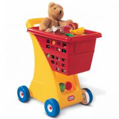 Measures 16.5L x 12.5W x 23H in. Recommended for ages 2 and up. Made from strong and durable plastic Finished in bright, primary colors Deep basket with sturdy walls to hold items Extra storage under basket Made in the USA. Help your little cook stock up on groceries with the Little Tikes Primary Colors Shopping Cart. Made from plastic and featuring a deep basket with sturdy walls, this cart will carry all of your child's favorite items. An under-basket storage space provides more carrying capacity. About Little TikesFounded in 1970, the Little Tikes Company is a multi-national manufacturer and marketer of high-quality, innovative children's products. They manufacture a wide variety of product categories for young children, including infant toys, popular sports, play trucks, ride-on toys, sandboxes, activity gyms and climbers, slides, pre-school development, role-play toys, creative arts, and juvenile furniture. Their products are known for providing durable, imaginative, and active fun. In November of 2006, Little Tikes became a part of MGA Entertainment. MGA Entertainment is a leader in the revolution of family entertainment. Little Tikes services the United States from its headquarters and manufacturing facility in Hudson, Ohio, but also operates several manufacturing and distribution centers in Europe and Asia.