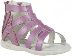 Your gladiator princess will be ready to take on the pavement with these darling sandals from Umi Kids. Genuine leather upper with man-made accents. Rear zipper for easy on and off. Soft leather lining and footbed for a comfortable environment. Durable man-made outsole. Imported. Measurements: Heel Height: 1 2 inWeight: 3 ozShaft: 3 inProduct measurements were taken using size 20 (US 5 Toddler), width M. Please note that measurements may vary by size.