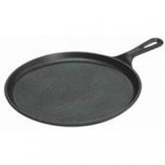 This cast iron griddle is perfect for flipping pancakes, frying bacon and eggs, searing steaks and more. Whether youâ re cooking breakfast over an open fire or flash-searing tuna for salad niÃ oise, youâ ll love the way this does-it-all griddle performs. For over 100 years, Lodge has produced high-quality cast iron cookware that can be found everywhere from campsites to high-end restaurants. Lodge cast iron cookware is pre-seasoned at the foundry and is ready to cook right out of the box. Web only. FEATURESPre-seasoned and ready to use, Lodge cast iron is easy to care for and will last a lifetime Cast iron boasts superior heat retention and withstands high temperaturesâ great for stovetop searing or oven roasting Shallow sides are great for flipping and turning For over 100 years, Lodgeâ s US foundries have produced high-quality cast iron cookware that can be found everywhere from campsites to high-end restaurants Manufacturer: LodgeMaterial: Cast iron Care: Hand wash only. To prevent corrosion, dry immediately after washing and rub with a light coat of vegetable oil after every use. Cared for properly, cast iron cookware will become increasingly nonstick over time Use: Oven safe to 500Â&deg;FDimensions: 10.5" diameter cooking area; 15" x 10.5" x 0.75" (exterior)Weight: 4.5 lb. Warranty: Lifetime warranty Made in USA?