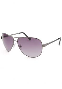 These ombrÃ pilot glasses offer full UVA and UVB protection for double the defense against powerful rays. The classic design can be paired with ensembles for vintage looks and instant style. Â Includes sunglasses cleaning cloth and case Lens width: 63mm Bridge distance: 13mm Arm length: 132mm Metal 100% UVA & UVB protection Imported