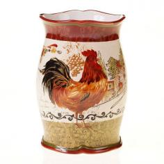 Complete your rustic, country look with this charming Tuscan Rooster by Pamela Gladding wine cooler from Certified International. Product Features: Rooster graphic offers farm-fresh fashion. Stoneware construction ensures lasting quality. Product Construction & Care: Stoneware Dishwasher safe Product Details: 8.25-in. height Model no. 63212 Promotional offers available online at Kohls.com may vary from those offered in Kohl's stores. Color: Red. Gender: Unisex. Age Group: Adult. Material: Stoneware.