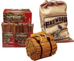 It is made from splitting the stumps of pine trees that contain a high concentration of natural resin. This organic, 100 percent natural resin allows the fatwood firestarter to be started with a single match and gives a sustained flame. 10- Lb. Box of fire starter wood 100 percent natural, with no chemical additives. Wood cut fromnon-endangered, non-rainforest, non-living trees. User friendly. Safe, clean, and non-toxic. Indoor or outdoor use. Indefinite shelf life. Not affected by moisture and can be started with a match, even when wet. Scs certified. Suggested use barbecues, campfires, wood stoves, fire pits, pellet stoves, chimineas, coal stoves, fireplaces.