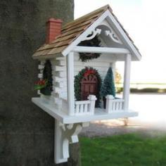 In 1999, we set out to create the world's most spectacular line of birdhouses and birdfeeders. In our workshop, we have combined our love of birds and nature along with technical and design abilities. We are now pleased to introduce to you the Home Bazaar Line of Architectural Birdhouses, Feeders, Pedestals and Garden Accessories. Using only the finest materials available with a painstaking attention to detail, our products are manufactured to be used functionally outdoors and be enjoyed for years. Our distinctive Bird Houses and Feeders product can be matched up with an accommodating garden pedestal. These pieces can be easily placed in the backyard or in a garden setting. The cottage design combined with the Victorian scrollwork often end up close to the home, on a covered porch, and in many cases are used in the home as a decorative accessory. We are constantly bringing unique new designs to market that allow you and our feathered friends the finest in avian housing. In addition, we will be bringing you new, exclusive items for outdoors as well as in the home. Wreaths garland and miniature poinsettia flower boxes decorate this style that will be sure to delight the birding enthusiast with the Holiday Spirit. Intended for outdoor use the back wall can be removed for easy cleaning. All of the decorations can be removed once the piece is outside.