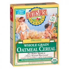 From the first spoonful on, you can be sure your bayb's rapidly developing little body is getting only the purest, healthiest, organic nutrition there is. We take extra steps, with our cereal, and all our baby foods. Organic (grown without potentially harmful pesticides or herbicides)Made with no genetically engineered ingredients No added salt or sugar No artificial flavors, colors or preservatives Only whole grain Iron fortified Organic & Made with no genetically engineered ingredients: the long-term effects of potentially harmful pesticide residues are not fully understood, but we do know that the risks are real, especially for infants and children. That's why Earth's Best brings to you only organic foods grown without potentially harmful pesticides or herbicides. earth's best is also made without genetically engineered ingredients. Iron Fortified - we fortify our cereals with iron because it is so critical to early physical and neurological development. Whole grain Natural Goodness - unlike processed grains, whole grains are not stripped of nutrients, So, your baby gets more naturally occurring vitamins and minerals in a gentle, digestible cereal.