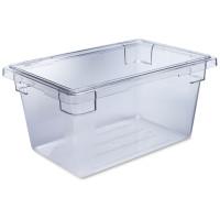 Ideal for proofing bread and pizza dough, making quick pickles, food storage and more, these crystal clear, virtually unbreakable proofing tubs come in a variety of sizes to suit any cook. The 4.75-gallon tub comes with wide, molded handles for easy carrying. Tubs are NSF certified. Lids sold separately. Manufacturer: CambroMaterial: PolycarbonateCare: Dishwasher safe Dimensions: 12" x 18" x 9"Capacity: 4.75 gal. Made in USA