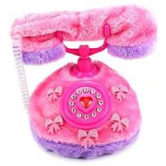Fabulous Fluffy Talking Telephone Children's Kid's Toy Telephone Set-Ringtone and Operator Sound Effects-Phone Requires 2 AA Batteries to run (not included)