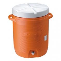 Super-tough plastic construction. Push-on Lid-Lok top provides a tight seal. OSHA imprint for water use. Molded-in Quikgrip handles. Recessed fast-flow faucet designed to help prevent clogging or leaking. You don't mess with the classics and the Rubbermaid 40 qt. Water Cooler has been a constant at games, work sites, parties, and more for years and years. It features an attached cup dispenser lug. Find out for yourself why this cooler gets so much love. About RubbermaidRubbermaid represents innovative, high-quality products that make life a little simpler. Starting with housewares, Rubbermaid has expanding into various areas, including home and garden and commercial products. Rubbermaid has been recognized as a Brand of the Century and is one of only 100 companies named as having an impact on the American way of life. Headquartered in Atlanta, GA, Rubbermaid can be found almost anywhere, from grocery stores to hardware stores to your own kitchen. Being involved in the local community is a cornerstone of the Rubbermaid company, and they continually invest in programs that matter to employees and enrich the lives of everyone, from child to adult.