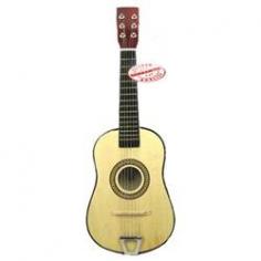 This beautiful Acoustic Guitar is the ideal toy for toddlers and children! It is a functional Acoustic Guitar which is perfect for pretend play. This Guitar is 23 inches in length and features a rosewood body lindenwood binding and 15 frets. Please note that this Guitar does NOT come tuned. To tune the Guitar we recommend tightening the screws on the tuning knobs.