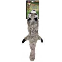 Spot Skinneeez Stuffing Free Raccoon Dog Toy - Plush Dog Toy & Squeaker Dog ToyThe Spot Skinneeez Stuffing Free Raccoon Dog Toy is one raccoon you will want in your home. This plush dog toy is a fun, floppy toy that your canine will enjoy chasing, chewing and snuggling with. The Spot Skinneeez Stuffing Free Raccoon Dog Toy can keep your dog entertained in many different ways. Its lightweight, floppy body makes it great for sessions of indoor fetch. The plush dog toy also comes with an embedded squeaker to add an extra layer of entertainment. Throw this squeaker dog toy across the room, and watch your pooch run after it. Fetch is a wonderful way to encourage healthy exercise in the form of play. Your dog will rush to latch onto the escaping raccoon, burning off calories and excess energy in the process. The Spot Skinneeez Stuffing Free Raccoon Dog Toy can also be a great chewing toy. This squeaker dog toy comes with a long, tempting tail as well as chewable snout, ears and paws. Chewing is a natural and healthy behavior for dogs that can prevent boredom and help dogs release stress and anxiety. This plush dog toy is soft, comfortable and lightweight enough for even smaller dogs to pick up or drag. This squeaker dog toy might even become your dog's new favorite plaything. True to its namesake, this plush raccoon is built to be durable. Its stuffing-free design means that it can hold up to enthusiastic play without causing stuffing disasters. This furry raccoon toy can even last in households with particularly energetic dogs. Invite this squeaky raccoon into your home and watch how quickly your pooch takes to this new toy.