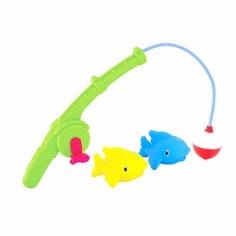 Gone fishin'. This magnetic fishing pole bath toy set will reel in your child at bath time. Magnetic fishing pole catches sea squirts to teach hand/eye coordination. Pole makes clicking sounds for authentic fishing fun. Crab, fish and starfish sea squirts fill with water and sink for a reel challenge. Details: Ages 2 years & up Hand wash Model no. 11091 Promotional offers available online at Kohls.com may vary from those offered in Kohl's stores. Size: One Size. Gender: Unisex. Age Group: Kids.
