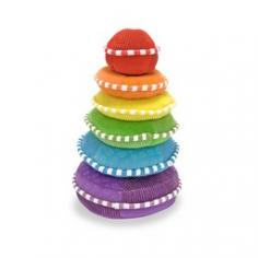 Entertain your little one with this multi-sensory rainbow stacking toy from Melissa & Doug. Product Features Corduroy design Color-coded stacking post Jingling, crinkling and squeaking sounds Product Details 6.1H x 8.1W x 12D (packaged) Model no. 3066 Promotional offers available online at Kohls.com may vary from those offered in Kohl's stores. Size: One Size. Gender: Unisex. Age Group: Infant.