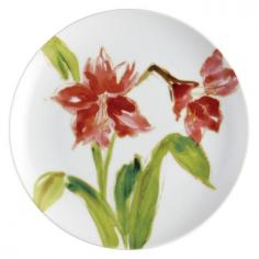 Crafted of porcelain. Amaryllis pattern. Holiday floral motif. Dishwasher- and microwave-safe. 8 diam. inches. A treat for the eyes that's as sweet as what it holds, the Paula Deen Signature Dinnerware Amaryllis Collection Salad/Dessert Plates 4pc. Set will have you in a festive mood. A bouquet of holiday flowers grace your meals with this porcelain plate set. Microwave- and dishwasher-safe, you'll have dessert, salad, or appetizers on, off, and cleaned up quick as a wink. This watercolor-inspired set comes complete with holiday charm. Cozy up for a family dinner or a feast fit for entertaining guests, this setting (and your cooking, no doubt) will have everyone asking for seconds. About Paula DeenSouthern cooking queen Paula Deen is known to millions as a popular TV show cooking host on the Food Network, as well as a bestselling author. The Georgia native parlayed a home-based meal delivery service into her successful Lady and Sons restaurant in Savannah, Ga. In 2008, Deen partnered with Meyer Corporation to launch a line of signature cookware, bakeware, kitchen tools, and accessories, which are used by home cooks everywhere.