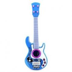 Rock 'n Roll Musician Battery Operated Children's Kid's Toy Guitar w/ Lights, Sounds-Perfect for your Little Rock Star-Real Steel Guitar Strings-Requires 3 AA Batteries to run (not included)-Approx. Length: 17.5