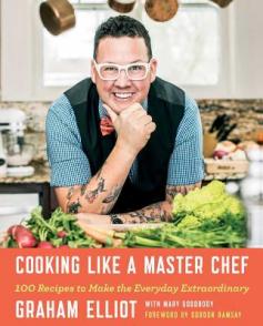 In the first cookbook from Graham Elliot, cohost of the popular Fox series MasterChef and MasterChef Junior, 100 deliciously creative recipes show home cooks the basics of cooking and combining flavors-and then urge them to break the rules and put their own spin on great meals. Graham Elliot wants everyone to cook. To push up their sleeves and get some good food on the table. It's Graham's simple philosophy that, while there is no right or wrong when it comes to creativity in the kitchen, you will benefit from knowing some time-honored methods that enable you to serve tasty meals to your family day after day, week after week. So, to teach you his methods and infuse some fun into the process, he's written Cooking Like a Master Chef, an easygoing, accessible guide for the home cook to create delicious, beautiful food for every occasion. Grouped by season (without being a strictly seasonal cooking book), Graham's 100 recipes are illustrated with gorgeous, full-color photographs and accompanied by simple, straightforward instructions-with great twists for every palate. That's because being a top-notch chef or a talented home cook means being a free thinker, spontaneous, like a jazz musician. Cooks need to change the music every so often-once they're comfortable with the basics-to stay on their toes and infuse their routine with new excitement and energy. Here you'll find recipes for pork chops with root beer BBQ sauce, halibut BLTs, buffalo chicken with Roquefort cream, corn bisque with red pepper jam and lime crema, smoked salmon with a dill schmear and bagel chips, truffled popcorn, and much more. Kids will love whipped yams with roasted turkey, potato gnocchi with brown butter, PBJ beignets, and classic banana splits. It's no wonder so many people love Graham and his energetic creativity in the kitchen. With Cooking Like a Master Chef, now you can learn to be a skilled, resourceful, and endlessly inventive cook who makes food everyone, adults and kids alike, will absolutely relish.