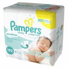 7 x 7 in. Hypoallergenic and perfume free. Clinically proven mild. Proven gentle on babies with some of the most delicate skin. Alcohol free wipes (contains no ethanol or rubbing alcohol). Contains 3 package liners of 64 wipes each. Package liners are not intended for individual retail sale. Store unopened liners in outer bag (or box). Made in USA.