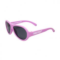Does your little princess put everything in her mouth besides peas and carrots? Go ahead and let her chew on her shades. Babiators comply with the most stringent regulations in the world for BPA, phthalates, lead and other metals. Each pair is polarized and includes a sweet protective case that is lined with an adorable sky/cloud motif. Babiators has one extra line of defense- they are the only baby line that offers a 1 year guarantee from loss or breakage if you register your Babiators online (details included with each pair). Flexible rubber frame Polycarbonate lenses for shatter-resistant protection 100% UVA and UVB protection 1 year guarantee from loss or breakage when Babiators registered online Protective zip case included with a hook for hooking onto Baby's stroller.