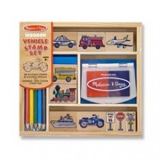 This Melissa & Doug Vehicles Stamp set encourages fast-paced creativity and contains worry-free, washable ink. PRODUCT FEATURES Airplane, motorcycle, police car and train stamps Sturdy wooden construction PRODUCT DETAILS Includes: 10 stamps, 2-color ink pad, 5 colored pencils & case 1.5H x 8W x 8.5D (packaged) Ages 4 years & up Model no. 2409 Promotional offers available online at Kohls.com may vary from those offered in Kohl's stores. Size: One Size. Gender: Unisex. Age Group: Kids.