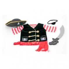 The set includes a pirate hat, eye patch, hook hand, and is completed by a jaunty piratical vest that holds a sword and a telescope. Every young pirate will be ready for adventures on the high seas with this dramatic role play outfit and accessories From puzzles to puppets, plush to play food, magnetic activities, music, wooden toys and more! One of the leading designers and manufacturers of educational toys and children's products. Started in 1988 in their garage, they have something for everyone, with nearly 800 unique and exciting products for children of all ages!