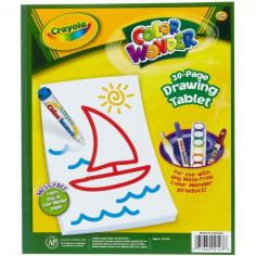 Now kids can color anytime and anywhere, mess-free! Color Wonder ink only colors on this special Color Wonder paper. This tablet provides 30 pages of mess-free coloring fun. No markers are included with this item. This product is recommended for children ages 3 and older.