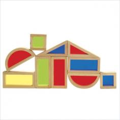 Made of hardwood frames with soft, rounded edges. Features primary colored plexi windows. Combine blocks to form new colors and sounds. Comes with 10 piece set. Ideal for building motor/color/recognition skills. Recommended for children 2 and up. Sized to standard unit block measurements. About GuidecraftGuidecraft was founded in 1964 in a small woodshop, producing 10 items. Today, Guidecraft's line includes over 160 educational toys and furnishings. The company's size has changed, but their mission remains the same; stay true to the tradition of smart, beautifully crafted wood products, which allow children's minds and imaginations room to truly wonder and grow. Guidecraft plans to continue far into the future with what they do best, while always giving their loyal customers what they have come to expect: expert quality, excellent service, and an ever-growing collection of creativity-inspiring products for children.