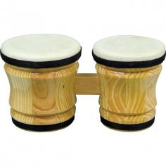 Rhythm Band Bongos Ideal for children in grades K-3, this set of bongo drums features a durable construction with both the shells and the heads. The height of these drums is 4-1/2" and the head sizes are 5" and 4-1/4".