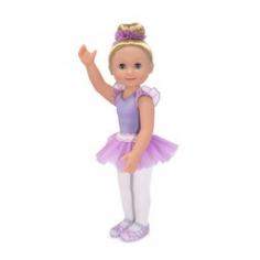 Posable baby doll Dressed in lavender tutu and leotard Eyes open and close Cute scrunchie and ballerina shoes Hair is soft and can be styled. Little ones will love to take the stage with the Melissa and Doug Mine to Love Alexa Ballerina 14-inch Doll. Alexa is ready to wow the audience in her lavender leotard and attached tutu. Her arms and legs can be posed and her silky golden hair can be styled for any dance production. Her eyes even close when she lays down after a long day. Recommended for ages 3 and up About Melissa & Doug ToysSince 1988 Melissa & Doug have grown into a beloved children's product company. They're known for their quality educational toys and items and have grown in double digits annually. The Melissa & Doug company has been named Vendor of the Year by such great retailers as FAO Schwarz Toys R Us and Learning Express and their toys have been honored as Toys of the Year by Child Magazine FamilyFun Magazine and Parenting Magazine. Melissa & Doug - caring quality children's products.