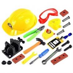 Super Handy Man C Children's Kid's Pretend Play Toy Work Shop Tool Set-Comes with Hard Hat & Safety Goggles-Also Includes a Variety of Tools-Fun & Educational Way to Teach your Child About Tools and their Functions!