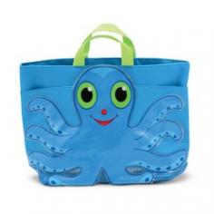 With a roomy interior, this Melissa & Doug Flex Octopus tote bag is essential for trips to the beach and fun in the sun. Product Features: Two exterior pockets and inner pocket Bottom mesh panels allow sand to fall out Product Details: 11.2H x 15.2W x 0.5D Ages 3 years & up Model no. 6420 Promotional offers available online at Kohls.com may vary from those offered in Kohl's stores. Size: One Size. Gender: Unisex. Age Group: Kids.