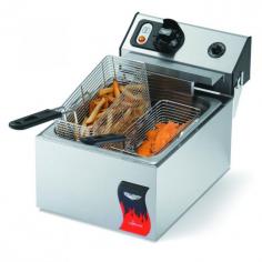 Vollraths Cayenne 10 Pound Standard Duty Countertop Fryer (40705) is specially designed with rapid heat-up and recovery times to reduce your downtown and keep you serving up hot and crispy fried foods with very little fuss. This compact Electric Fryer allows you to deep fry up to ten pounds of fat and only takes up a small amount of space on your countertop. The Vollrath Standard Duty Countertop Fryer is perfect for convenient, no-hassle, light-duty frying.