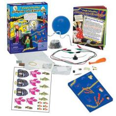 This The Magic School Bus: Jumping into Electricity Kit by The Young Scientists Club lets your child perform a variety of fun experiments designed to teach them about electricity, including generating lightning bolts, making cereal dance, creating static hair and more. Product Features: Teaches children about electricity Product Details: Includes: circuit board holder, manual & accessories Ages 4 years & up Requires 1 AA battery (not included) Promotional offers available online at Kohls.com may vary from those offered in Kohl's stores. Size: One Size. Gender: Unisex. Age Group: Kids.