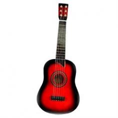 V. Toys Classic Acoustic Beginners Childrens Kids 6 Stringed Toy Guitar Musical Instrument-6 Metal Strings-Bright Fun Colors, Perfect for All Beginners-Comes with Pick, Extra String, Guitar Pick Color May Vary-Approx. Length: 22.5 Inches