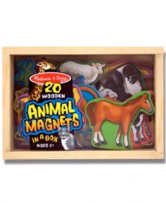 Stick some wild fun to the refrigerator door or any metal surface with this Melissa & Doug 20-piece magnetic wooden animals set. Product Features: Sturdy wooden construction Product Details: Includes: 20 animals & case 5.5H x 8W x 1.5D Ages 2 years & up Model no. 475 Promotional offers available online at Kohls.com may vary from those offered in Kohl's stores. Size: One Size. Gender: Unisex. Age Group: Kids.