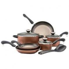 The Paula Deen Signature Dishwasher Safe Non-stick 11-Piece Set - Brown with Copper Accents brings Paula's downhome cooking to your house with a set that's complete enough to cover all the basic cooking functions. This set is constructed from high-quality aluminum that provides quick and even heating across the non-stick, easy-to-clean surfaces. All pieces in this cookware set are oven-safe up to 350 degrees F, dishwasher-friendly, and feature a handsome brown and copper exterior. You get three pots and pans with tight-fitting, tempered glass lids, three skillets, and two durable kitchen utensils that are coated with the same, non-stick material that won't harm your pots or pans. About Paula DeenSouthern cooking queen Paula Deen is known to millions as a popular TV show cooking host on the Food Network, as well as a bestselling author. The Georgia native parlayed a home-based meal delivery service into her successful Lady and Sons restaurant in Savannah, Ga. In 2008, Deen partnered with Meyer Corporation to launch a line of signature cookware, bakeware, kitchen tools, and accessories, which are used by home cooks everywhere.