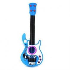 Music Dream Dazzler Children's Kid's Toy Guitar Instrument-Nicely Finished, Bright Colors-Perfect for All Beginners-4 Steel Strings w/ Individual Tuning Knobs-Approx. Length: 17.5